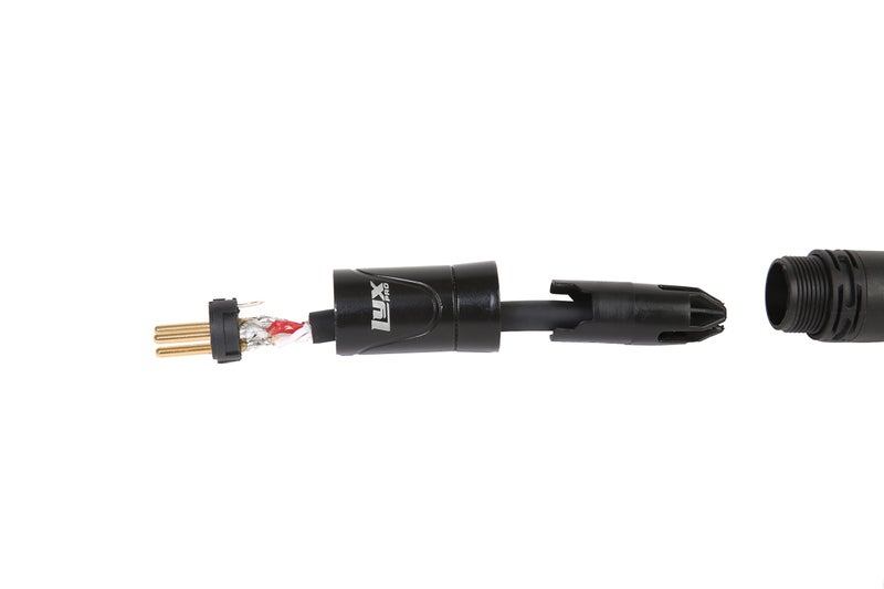 LyxPro - 10 Ft - XLR Male to 1/4" TRS Star Quad Microphone Cable for High End Quality and Sound Clarity, Extreme Low Noise â€“ Black - Image 5